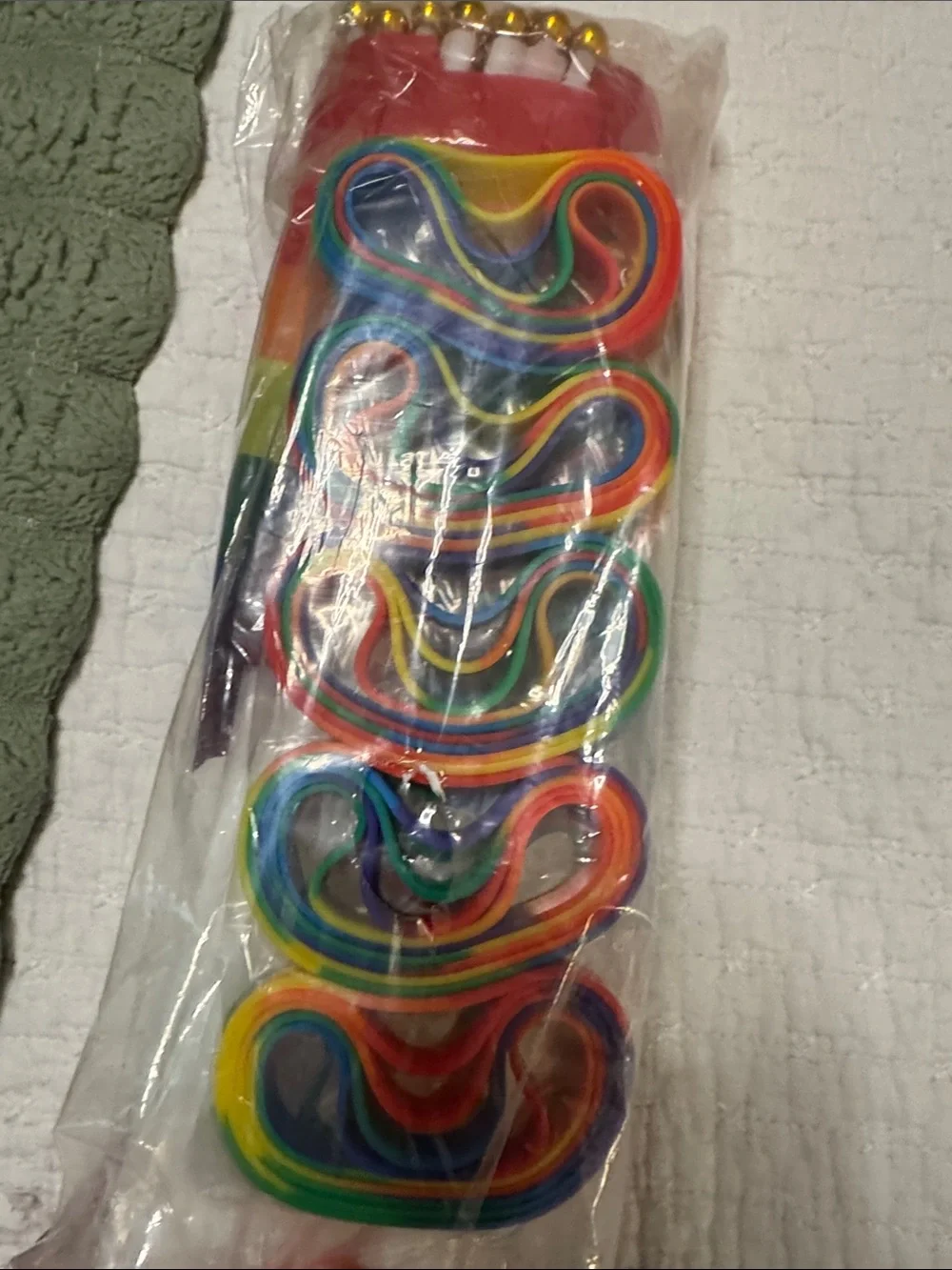 NWT RAINBOW PRIDE FLAGS & WRISTBANDS Multicolor Party Decorations